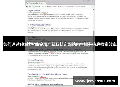 如何通过site搜索命令精准获取特定网站内容提升信息检索效率